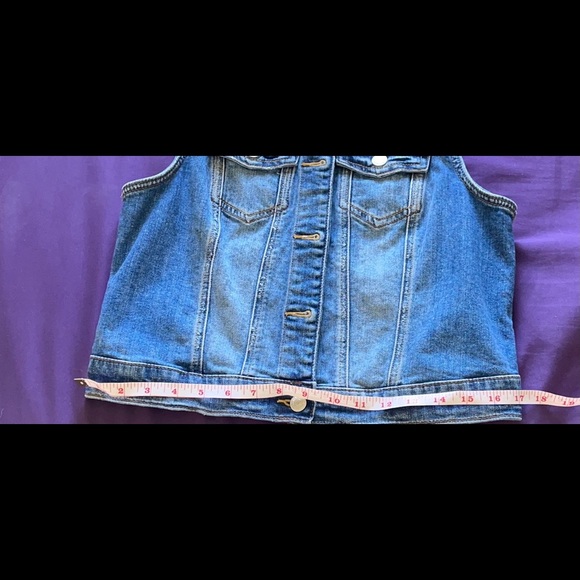 NWOT jean vest - Picture 7 of 7